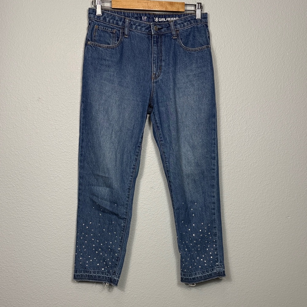 GAP Kids Girl's Jeans with Studded Hem